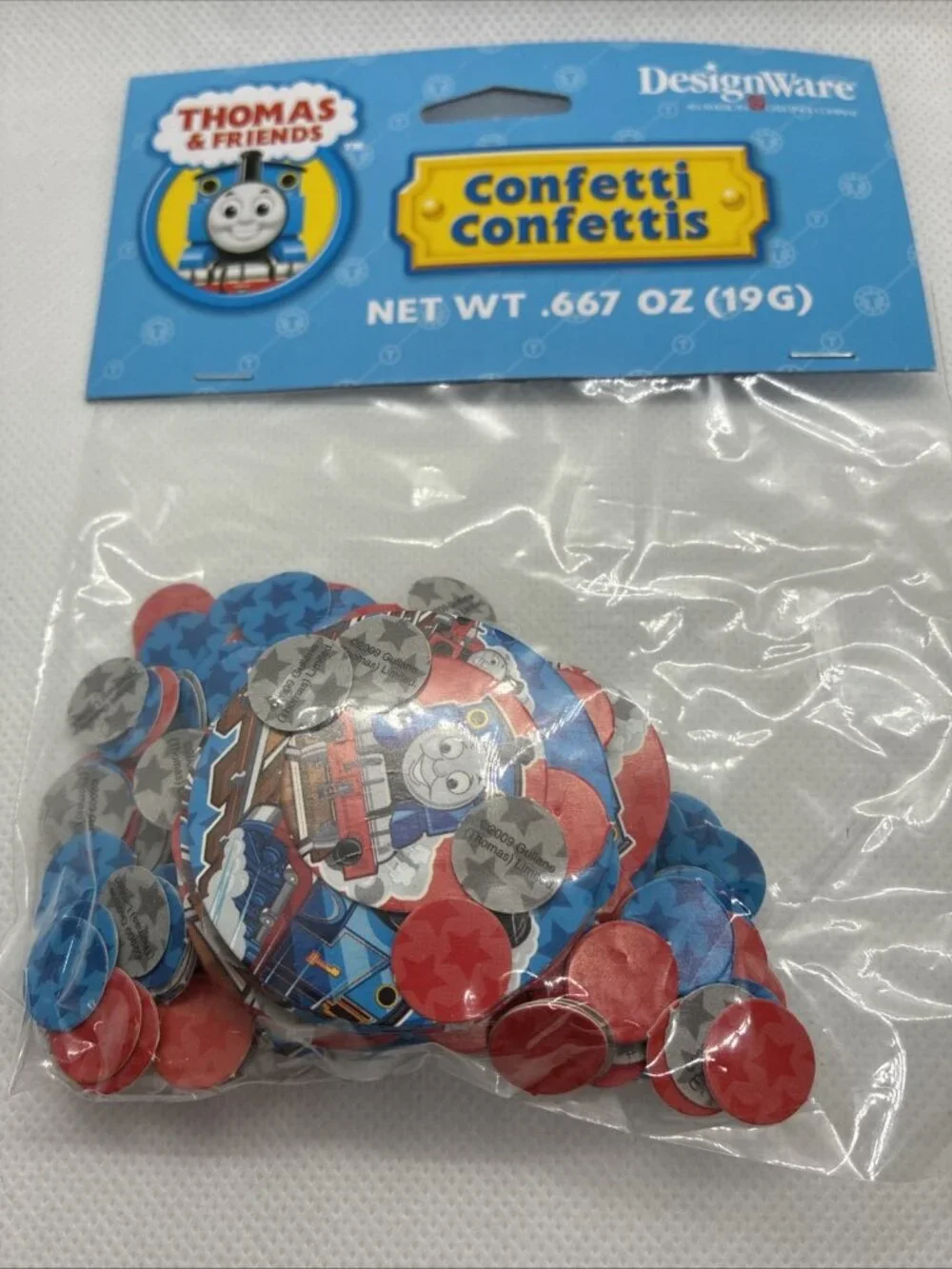 Thomas & Friends Confetti DesignWare 2009 Party Supplies 0.667 Oz New Sealed